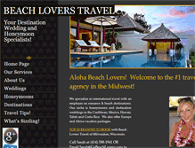 Tablet Screenshot of gobeachlovers.com